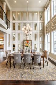 They don't, of course, have to be all one color, but if you stick to varying shades and tints of one color, you will create a calm room that in turn feels spacious. How To Make A Small Room Look Bigger Build Beautiful Elegant Dining Room Luxury Dining Room Mirror Dining Room