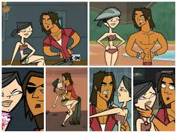 Alejandro Heather Collage Total Drama Island Drama Series Drama