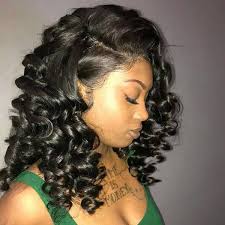 The beauty of a hair there are many different ways to install and style a hair weave, one way this method is commonly used is to create custom african american wigs. 49 Perfect Curly Weave Hairstyle That Turns Your Head In 2021 Style Easily