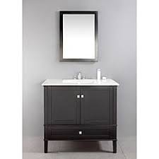 Bathroom sink vanity concrete top bonitabarnco 5 out of 5 stars (5) $ 950.00. Windham Black 36 Inch Bath Vanity With White Marble Top Overstock Com