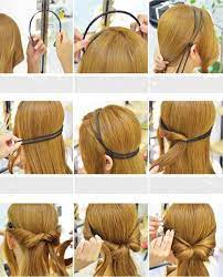Elastic Headband Diy Hair Styling Tool Hait Holder Hair Styles Headband Hairstyles Long Hair Styles