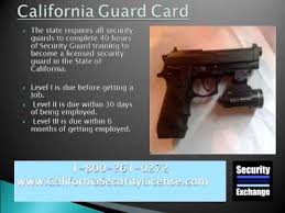 Notification adding calibers to an existing firearms permit. California Guard Card Youtube