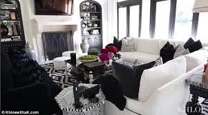 Khloe Kardashian Brings Camera To Her Thanksgiving Dinner Black Bedroom Decor Home Living Room Designs