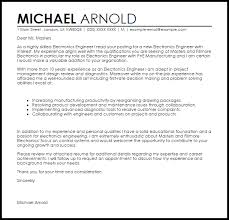 Electronics Engineer Cover Letter Sample Cover Letter Templates Examples