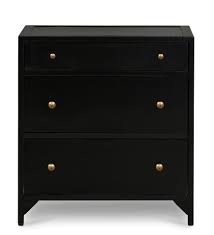 Equipped with 2 drawers and 1 open cubby for bedside storage. 17 Stories Henrietta 3 Drawer Metal Nightstand In Black Wayfair