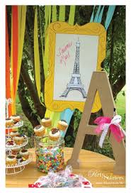 Arts Crafts Birthday Party Ideas Photo 1 Of 16 Art Birthday Party Art Party Summer Birthday Themes