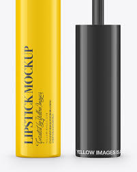 Lipstick Mockup In Tube Mockups On Yellow Images Object Mockups