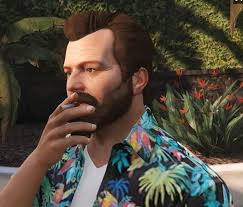 Brown Hair and Beard for Michael