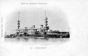 The five ships were built to the same basic design parameters, though the individual architects were allowed to deviate from each other in lesser details. French Battleship Charles Martel Wikidata