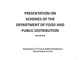 (i) food and public distribution, and (ii) consumer affairs. 1 Presentation On Schemes Of The Department Of Food And Public Distribution Department Of Food Public Distribution Government Of India Ppt Download