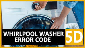 The lid can become locked if something is clogging the pump or filter drain. 5d Error Code Whirlpool Washer Causes How Fix Problem