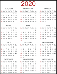 Free Printable Year Calendars For 2020 Google Search Free Printable Calendar Calendar Printables Print Calendar