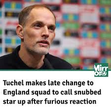 🚨🚨🏴󠁧󠁢󠁥󠁮󠁧󠁿 A late change to Thomas Tuchel's first England squad 👀
