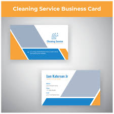 Once you have the design elements, print out a few samples so that you can see how it will look on your business cards. Cleaning Service Marketing Material Business Card 1270528 Vector Art At Vecteezy