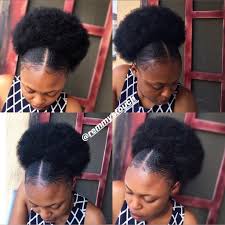 75 Most Inspiring Natural Hairstyles For Short Hair Hair Ponytail Styles Natural Hair Puff Hair Puff