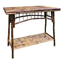 Bamboo Rattan Console Table Console Table Table Rattan