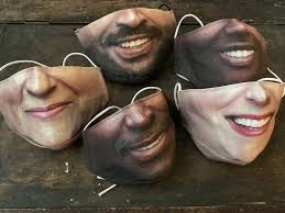 Get A Mask Printed With Your Face On It So It Looks Like You Our Washable Face Masks Are Personalized With An Imag Facial Recognition Software Face Mask Face