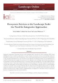 Check spelling or type a new query. Pdf Ecosystem Services At The Landscape Scale The Need For Integrative Approaches