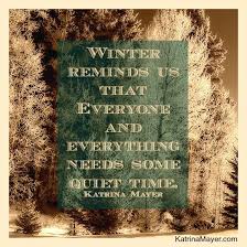 Winter Reminds Us That Everyone And Everything Needs Some Quiet Time Lol Know This Is True I Love Quiet Time Winter Quotes Quiet Time Winter