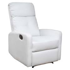 New modernist white leather large swivel chair. Samedi Faux Leather Recliner Club Chair White Christopher Knight Home Target
