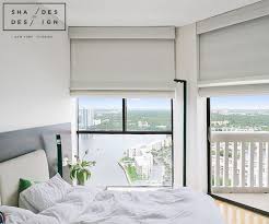Black And White Roman Shades Motorized Blackout Roman Shades Motorized By Somfy Motors Window Treatments Windows Window Treatments Bedroom