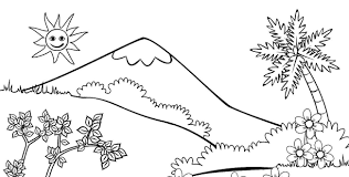 Tentu saja contoh gambar karikatur mudah ditiru memang telah banyak dicari oleh orang di internet. 55 Inspirasi Gambar Pemandangan Pantai Yg Mudah Digambar Gambar Pemandangan