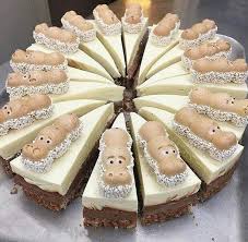 My 2 Favorite Things Kinder Hippos And Cheesecake Hippo Cake Quick Dessert Recipes Pretty Cakes
