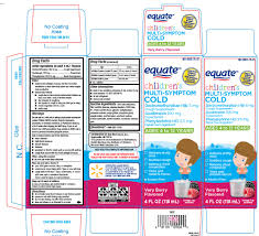 Equate Childrens Multi Symptom Cold