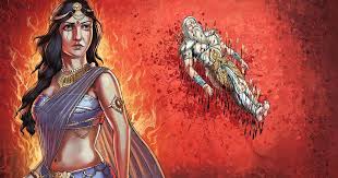 Image result for photos of mythological mahabaratha  woman in arts