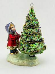 Komozja Family Co The Girl Christmas Tree Crystal Christmas Tree Christmas Glass Christmas Ornaments