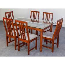 And speaking of seats, we have a wide selection of dining armchairs and side chairs, with either upholstered or wood seats, along with upholstered host. Kajave Furniture Wooden Dining Room Table Set For Home Hotel Id 21494675233