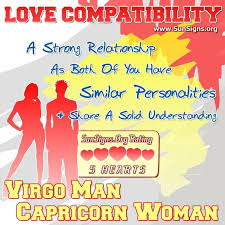 virgo man and capricorn woman love compatibility sunsigns org