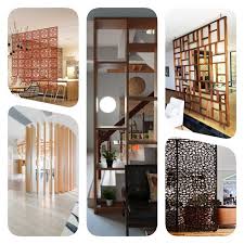 1001 Idees Gain De Place Pour Une Separation De Piece Sans Percage Separateur De Piece Decoration Maison Claustra Bois Interieur