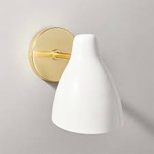 A sconce is most traditionally thought of as a bracket mounted on the wall that is used to hold a candle or source of light. Modern Wall Sconces Cb2
