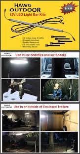 12v Led Light Bar Starter Kit Plain Ends Hawgoutdoor 12v Led Lights Enclosed Trailers Led Lights