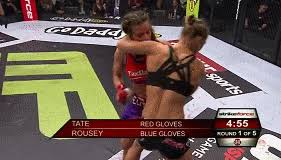 Ufc ronda rousey vs miesha tate 2 rousey flips off tate in full hd. Out Heck Miesha Gif Find On Gifer
