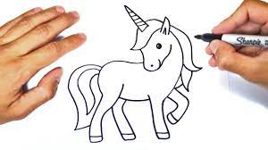 Unicorns are mythical, magical horses with spiral horns in the center of unlock ad free and printable drawing and coloring tutorials! How To Draw A Unicorn Step By Step Unicorn Drawing Lesson Youtube