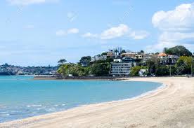Since december 2015 it has left from it's new home at strand. Mission Bay Ist Ein Schoner Strand Mit Weissem Sand Die Bei Auckland Neuseeland Befindet Lizenzfreie Fotos Bilder Und Stock Fotografie Image 45517580