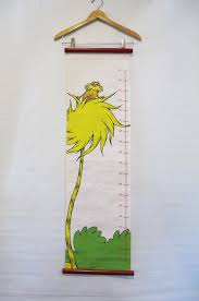 Dr Seuss Child Growth Wall Chart Measure Child Height So