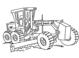 Traktor mit kran, mit anhänger und mehr zum ausdrucken und ausmalen. Traktor 9 Ausmalbild