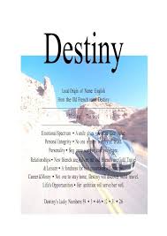 Granddaughter Destiny Meaning French Names Destiny