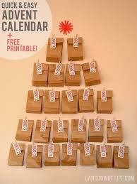 Last Minute Diy Advent Calendar Free Printable Number Tags Lansdowne Life Diy Advent Calendar Advent Calendars For Kids Christmas Advent Calendar Diy
