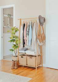 Here's an updated room tour of my bedroom with my clothing rack. An Easy Storage Solution For A Small Closet Sarah Joy