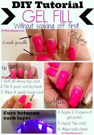 Super Easy Diy Gel Fill To Refresh Your Natural Nails For Another Two Week Wear Love This Gel Nails Diy Diy Acrylic Nails Gel Nails At Home