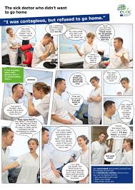 And what's better than a comic strip? Photo Comic Poster Seasonal Influenza Vaccination Sick Doctor