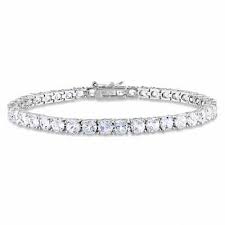 Jewelry buyers diamond buyers gold, silver & platinum buyers & dealers (2) 35. Lab Created White Sapphire Tennis Bracelet In Sterling Silver 7 25 Zales
