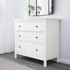 Tulle fabric with lace flowers decorated,looks so. Hemnes 3 Drawer Chest White Stain 42 1 2x37 3 4 Ikea