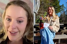 Woman, 28, Tears Up After Finding Note