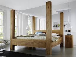 Lit A Baldaquin Realise En Poutres Wohnen Bett Himmelbett
