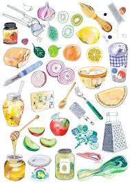 Hennie Haworth Watercolor Food Food Illustrations Food Drawing